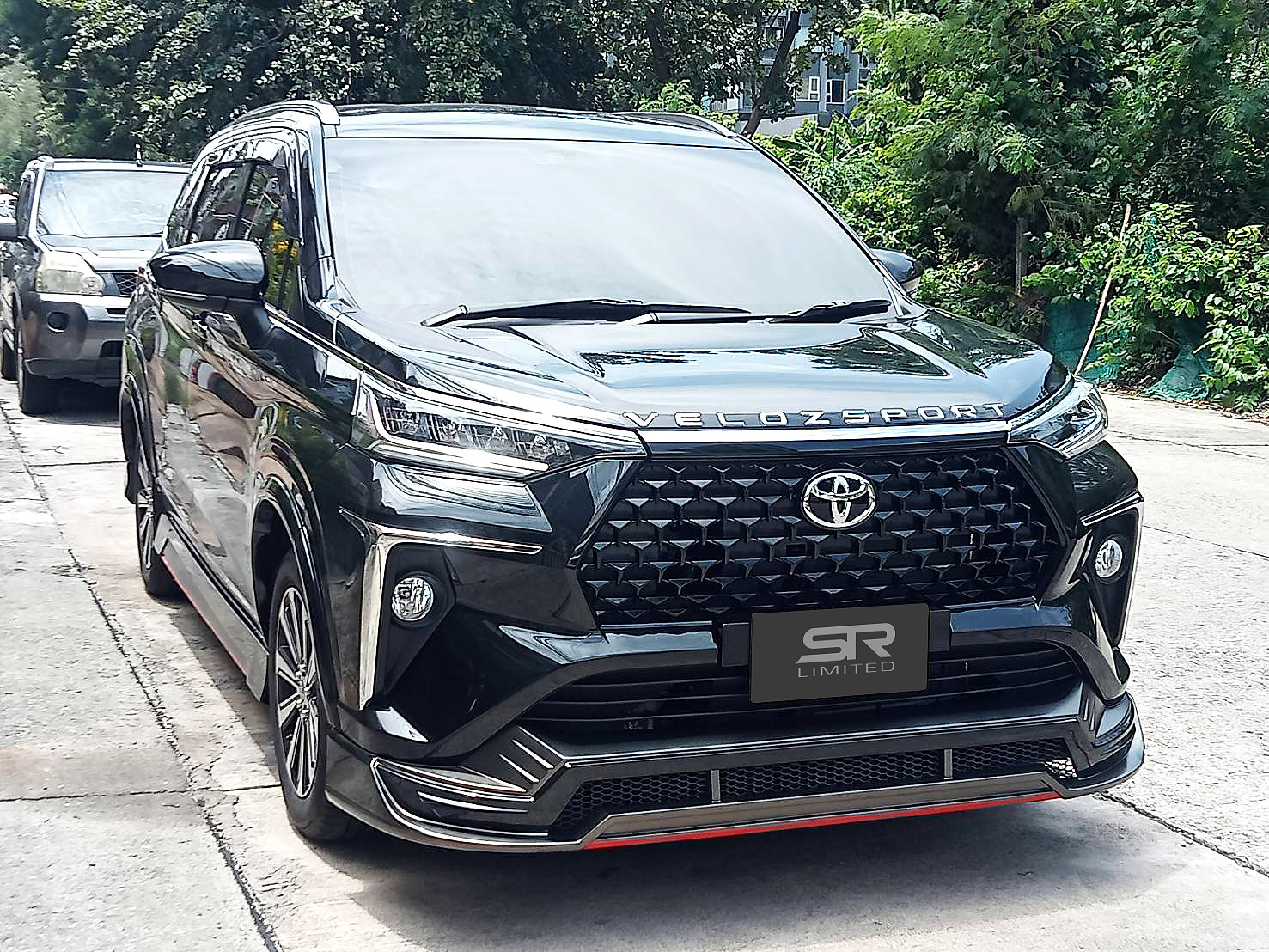 ชุดแต่งรถ-สเกิร์ต-สปอยเลอร์ Toyota Veloz 2022 ทรง SR-Limited