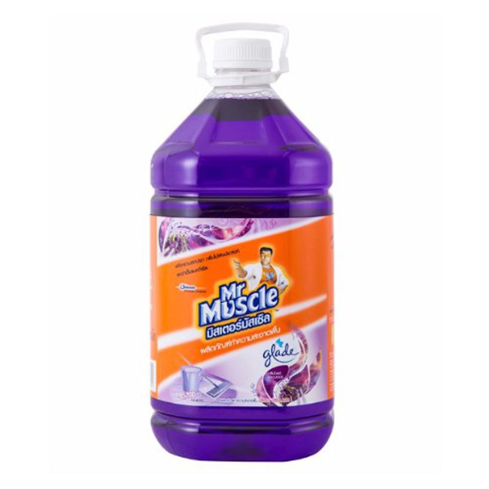 น้ำยาถูพื้น MR.MUSCLE ไวลด์ ลาเวนเดอร์ 5.2 ลิตร FLOOR CLEANER MR.MUSCLE GLADE WILD LAVENDER 5.2L