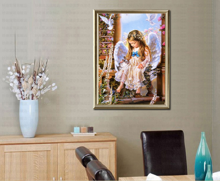 มังกรทอง ครอสติสคริสตัล Diamond painting โมเสก ภาพติดเพชร งานฝีมือทำที่บ้าน DIY