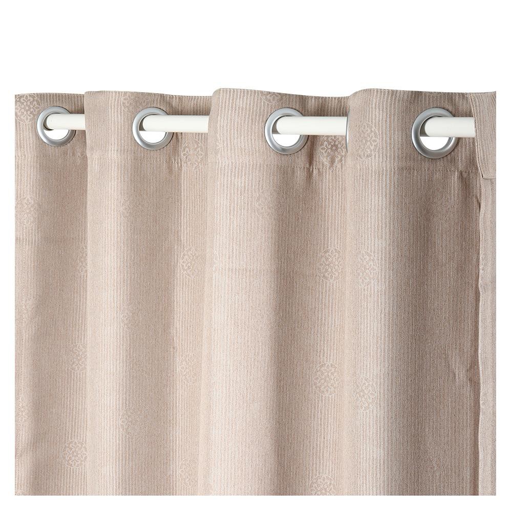 ผ้าม่าน EYELET CHILD FREEDOM STYLE DAJONG UV 135X220 ซม. สีน้ำตาล ผ้าม่านประตู CURTAIN ผ้าม่านและมู่ลี่