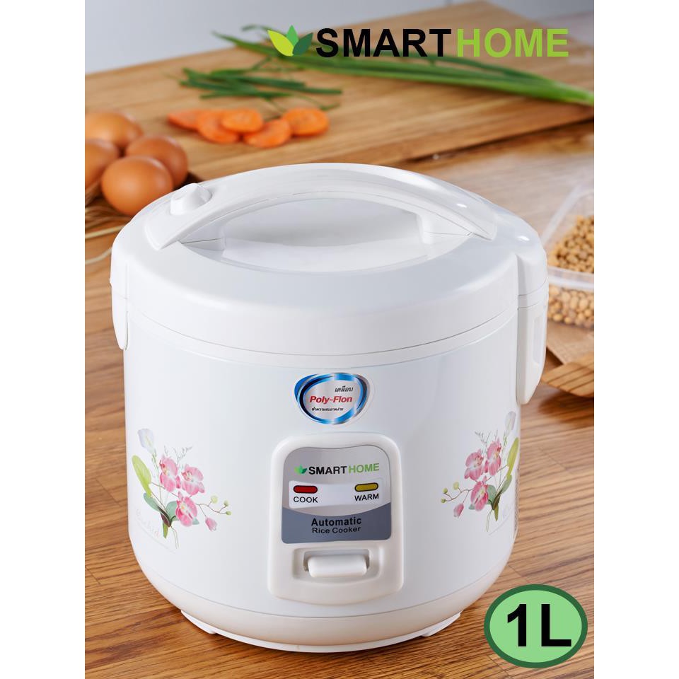 !!สินค้าขายดี!! SMARTHOME หม้อหุงข้าวไฟฟ้า 1 ลิตร รุ่น NC-R14 ประกัน 3 ปี SMARTHOME Rice Cooker 1L