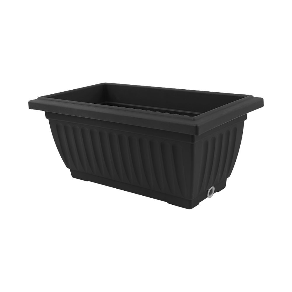 กระถางพลาสติก BABA 510 สี CHARCOAL PLASTIC POT PLANTER BABA 510 CHARCOAL มีน้ำหนักเบา เคลื่อนย้ายได้สะดวก มีรูระบายน้ำ