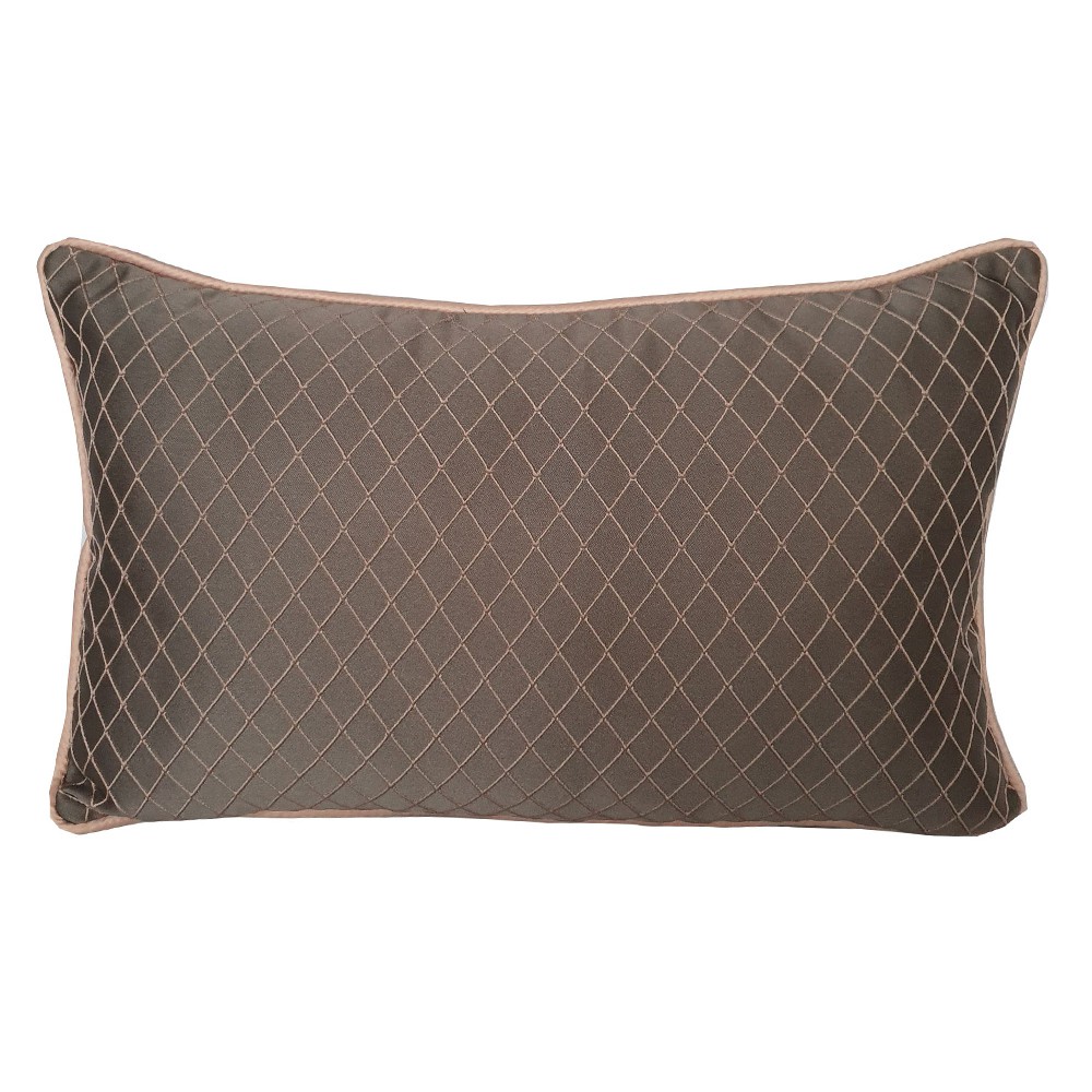 หมอนอิง HOME LIVING STYLE BURSA 12X20 นิ้ว สีน้ำตาล หมอนหนุนและหมอนข้าง