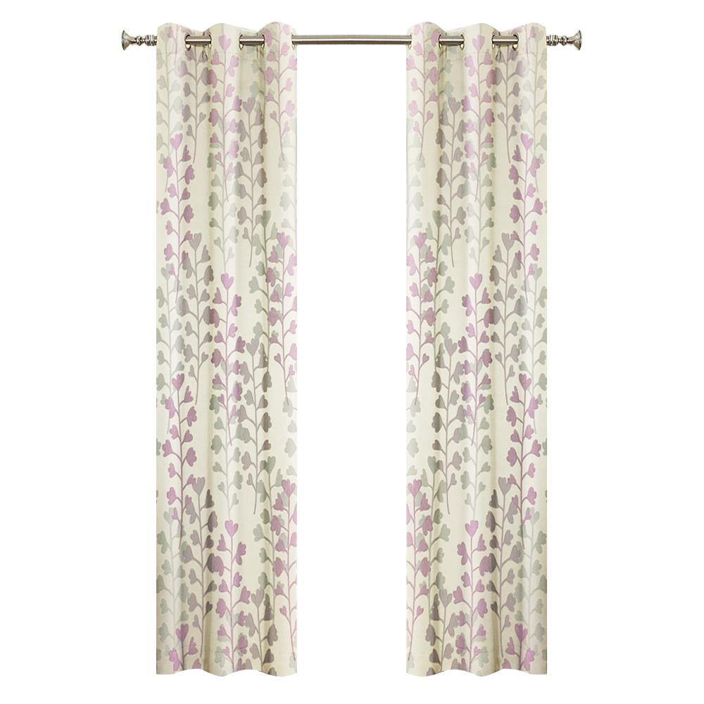 ผ้าม่าน EYELET CHILD FREEDOM STYLE NACHIKI 130x220 ซม. สีม่วง ผ้าม่านประตู CURTAIN ผ้าม่านและมู่ลี่
