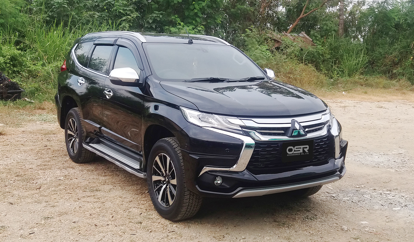 ชุดแต่งรถ สเกิร์ต-สปอยเลอร์ Pajero Sport 2016 ทรง J-TECK by OSR