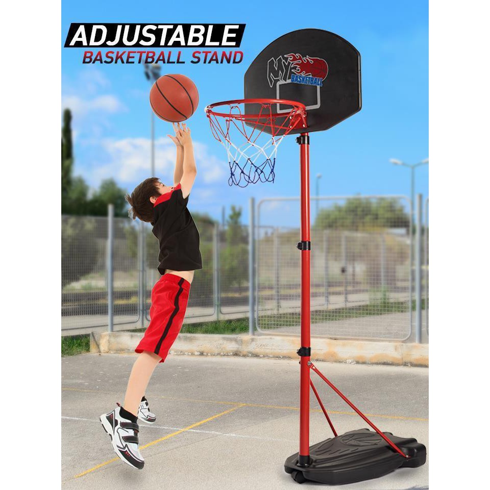 !!สินค้าขายดี!! แป้นบาสปรับระดับได้ ชุดแป้นบาสตั้งพื้น Adjustable Basketball Stand