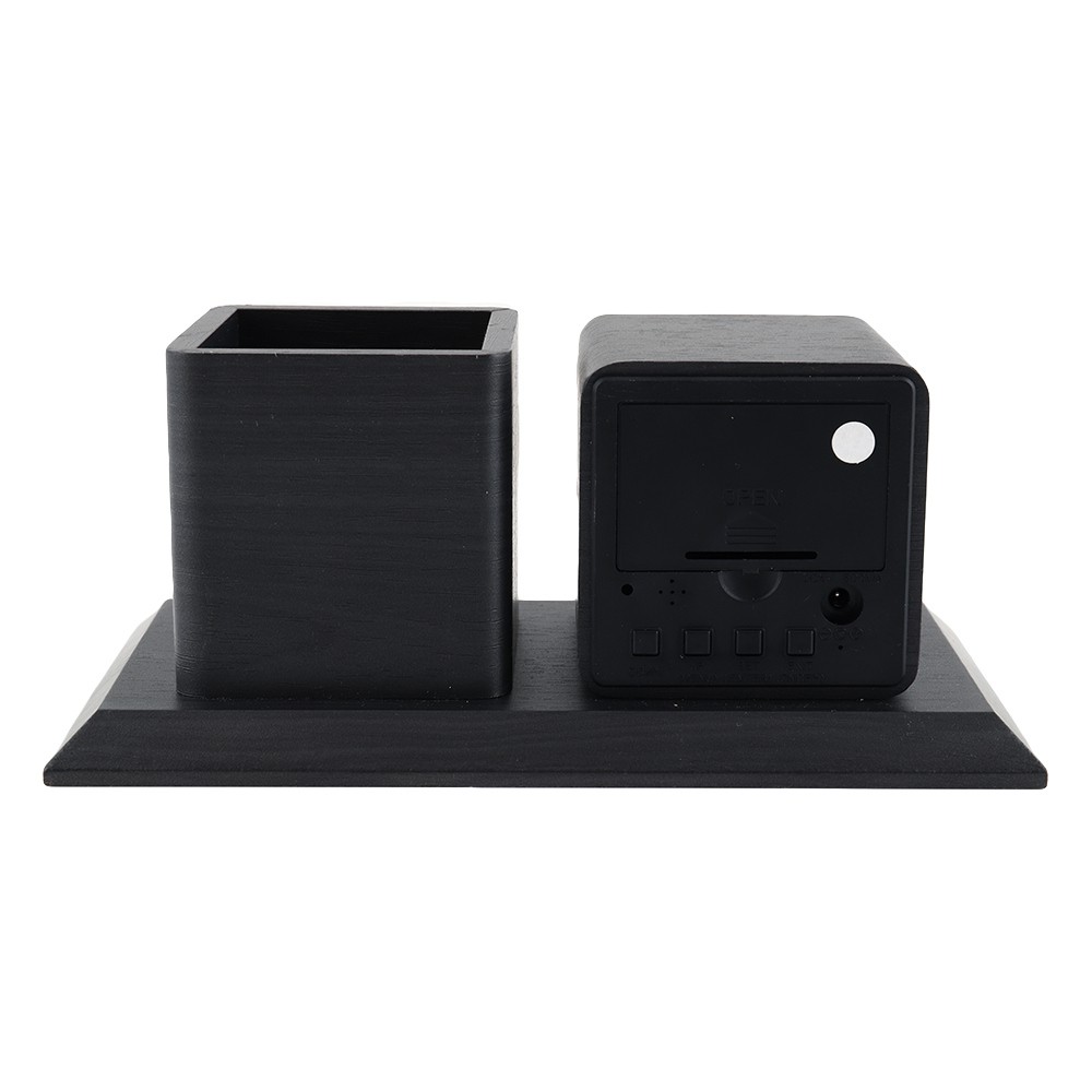 นาฬิกาตั้งโต๊ะ LED HOME LIVING STYLE PEN 18x10 ซม. สีดำอุปกรณ์ตกแต่งบ้าน