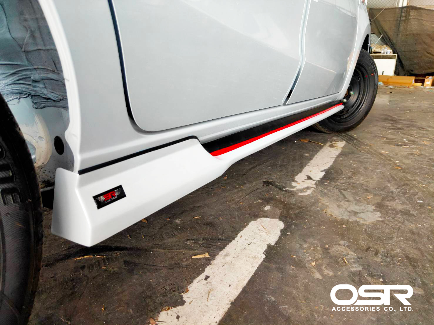 ชุดแต่งรถ สเกิร์ต-สปอยเลอร์ New Mitsubishi Attrage 2020 ทรง SR-Limited By OSR