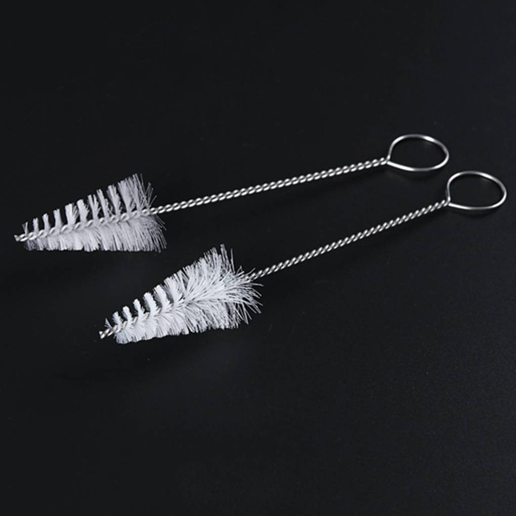 อุปกรณ์แปรงขนไนล่อนสแตนเลสทองเหลืองสําหรับทําความสะอาดขวดนมเบเกอรี่ SWHM