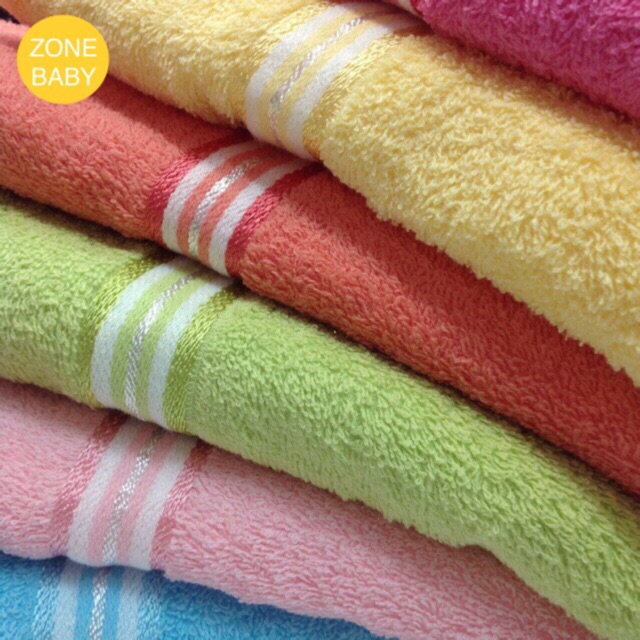 ❣️ผืนละ 100 บาท❣️ผ้าเช็ดตัว ผ้าขนหนูเนื้อดี ผ้านิ่ม ซับน้ำได้ดี มีหลายสี