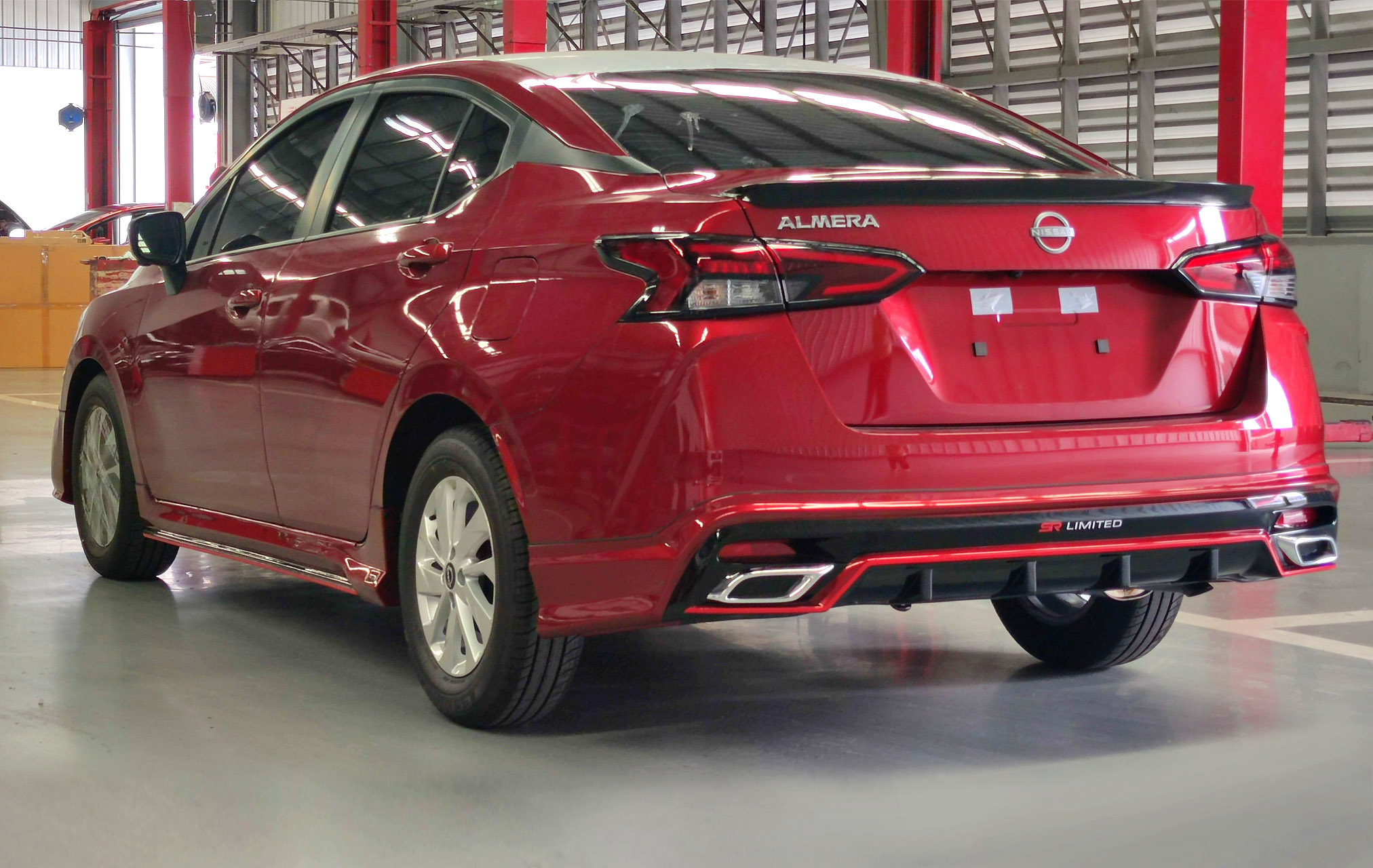 ชุดแต่งรถ สเกิร์ต-สปอยเลอร์ All New Almera 2023 Turbo ทรง SR-Limited By OSR