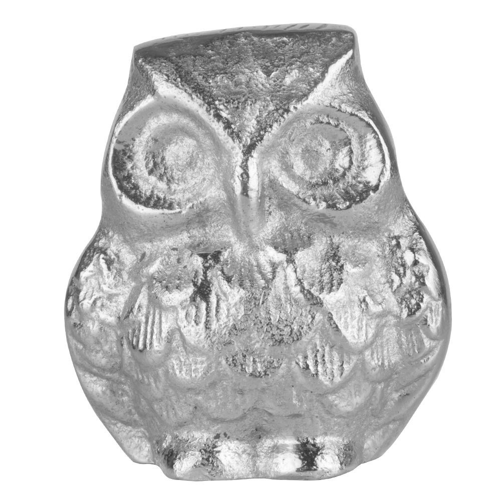 ของตกแต่ง HOME LIVING STYLE นกฮูกเล็ก OWL สีเงิน อุปกรณ์ตกแต่งบ้านอื่นๆ