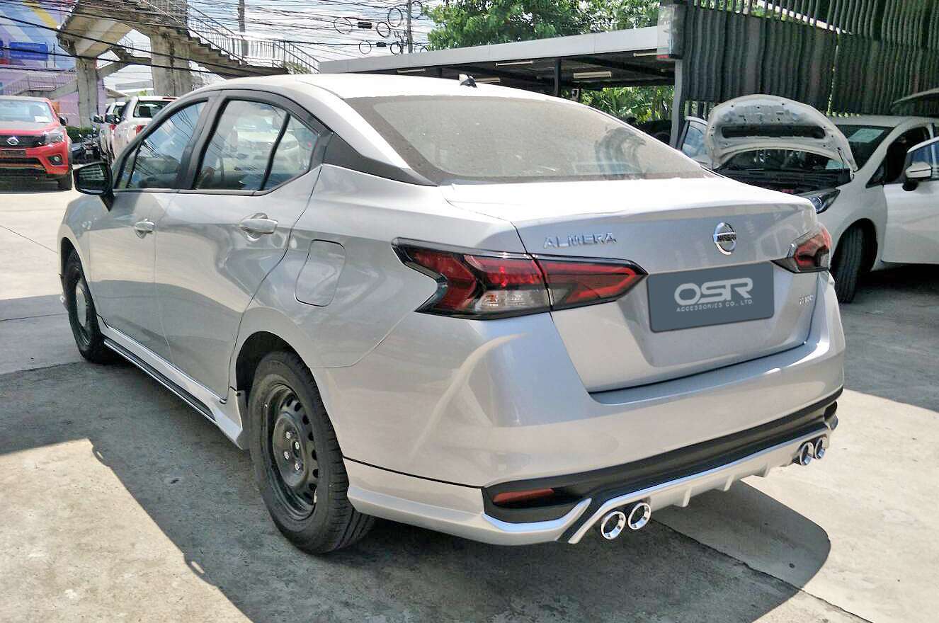 ชุดแต่งรถ สเกิร์ต-สปอยเลอร์ All New Almera 2020 Turbo ทรง SR-Limited By OSR