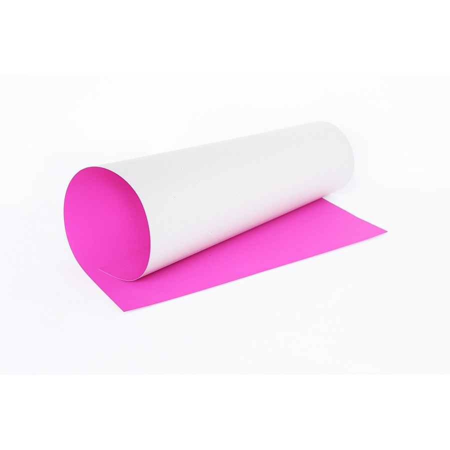 PP314 สีชมพู กระดาษโปสเตอร์แข็งสีหน้าเดียว 52X77 ซม. แพ็ค 10 แผ่น
