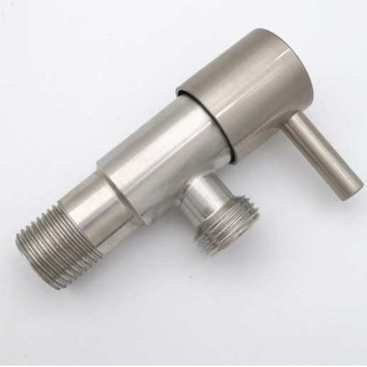 Luckstore20 วาล์วฝักบัวสแตนเลส สต๊อปวาล์ว 1 ทาง สแตนเลส 304 แท้ Oneway stop valve รุ่น LK-D-501-9S