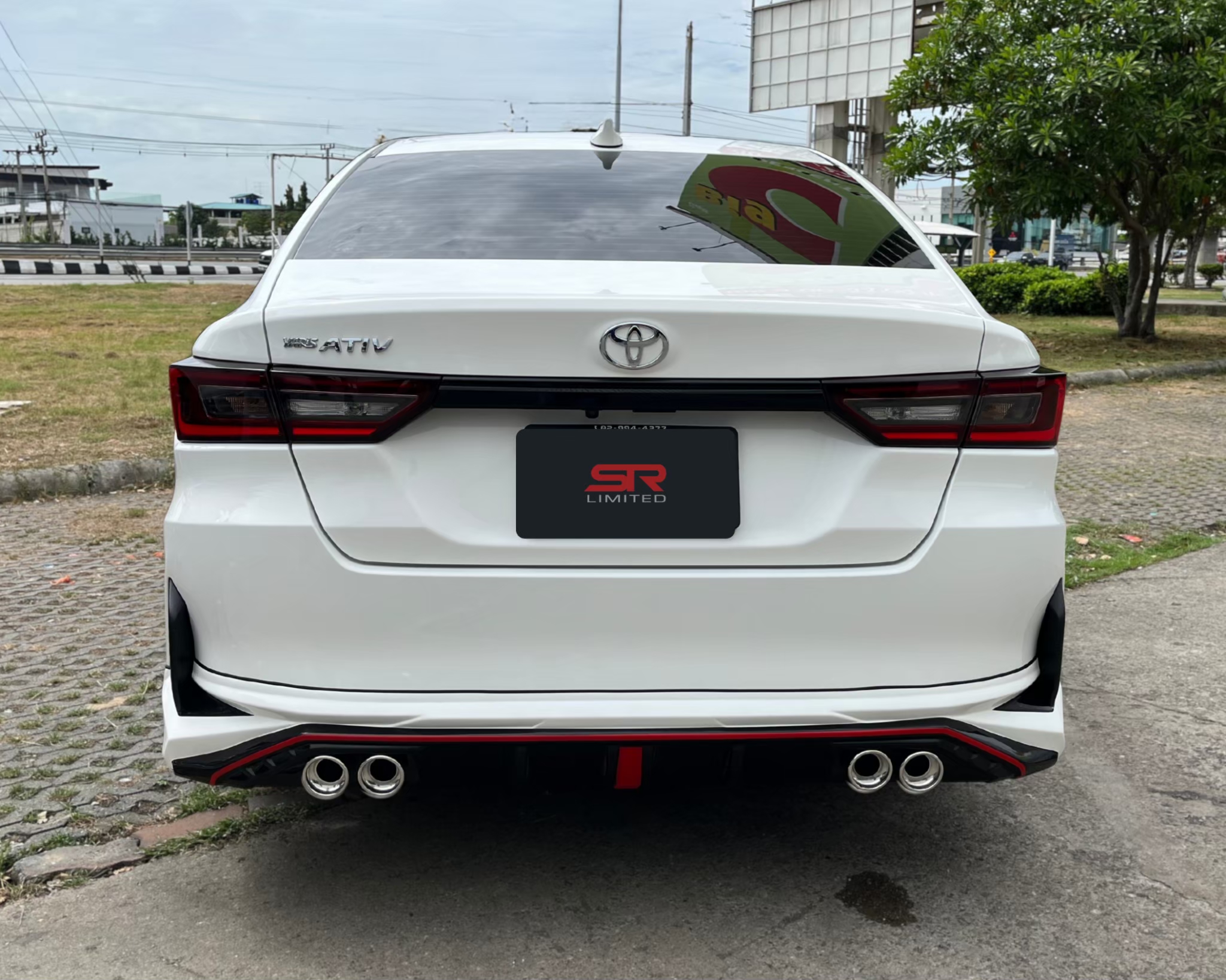 ชุดแต่งรถ-สเกิร์ต-สปอยเลอร์ Toyota New Yaris Ativ 2022 2023 2024