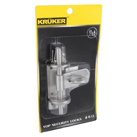 กลอนขวาง KRUKER 168/SS 4" สีสเตนเลส ใช้งานได้ง่าย เหมาะสำหรับบ้านพักอาศัย