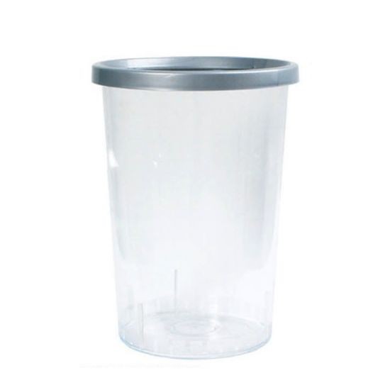 REANGWA ถังขยะโปร่งใสแบบกลม รุ่น RW9269 ความจุ 45 ลิตร สีใส ผลิตจากพลาสติก PP เนื้อหนา คุณภาพดี