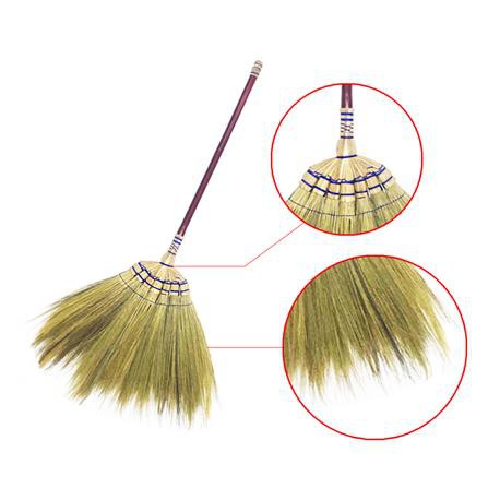 ไม้กวาดดอกหญ้า CIT ปลายฟ้า ใช้สำหรับทำความสะอาดพื้นผิวที่สกปรก