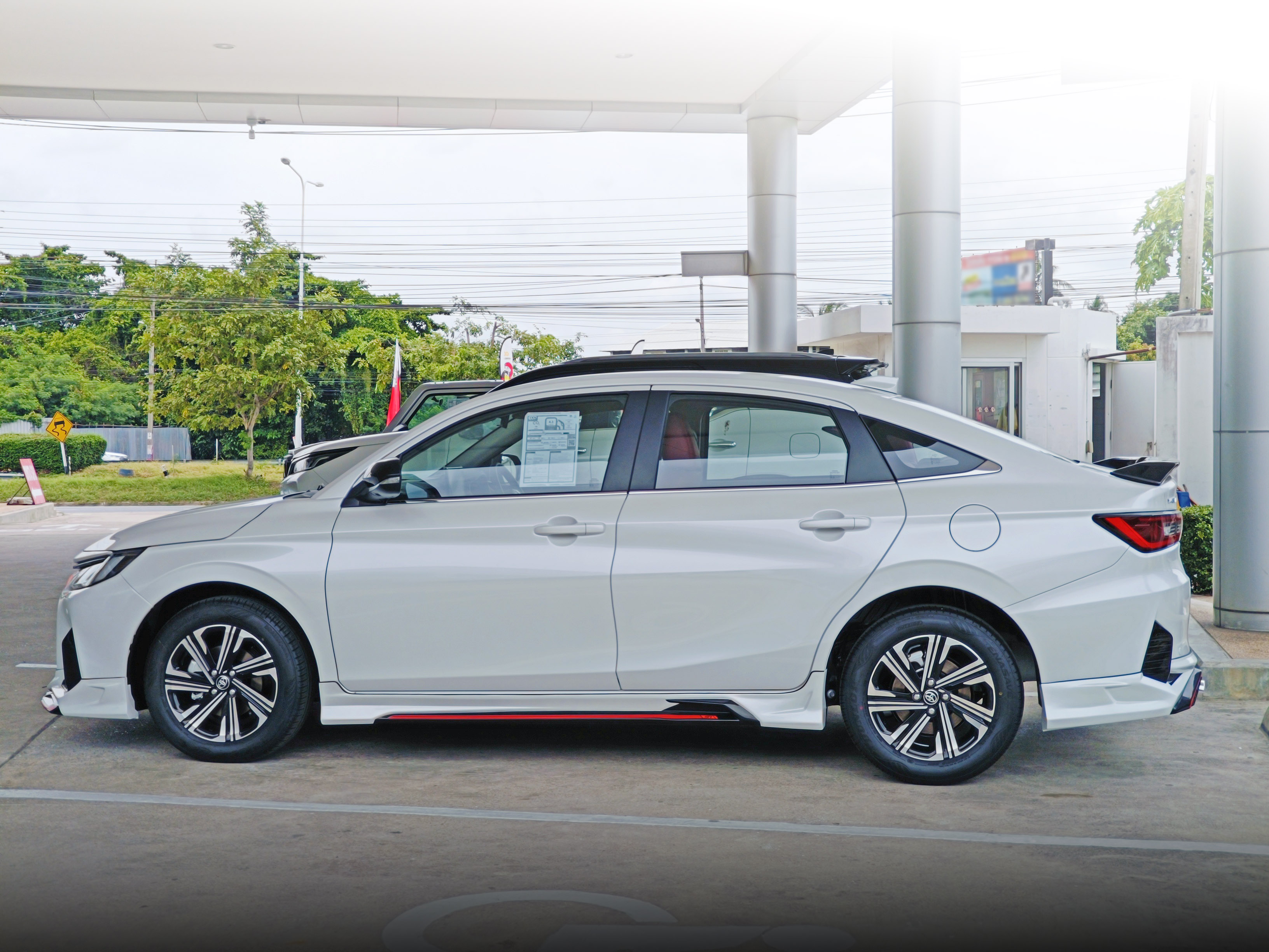 ชุดแต่งรถ-สเกิร์ต-สปอยเลอร์ Toyota New Yaris Ativ 2022 2023 2024