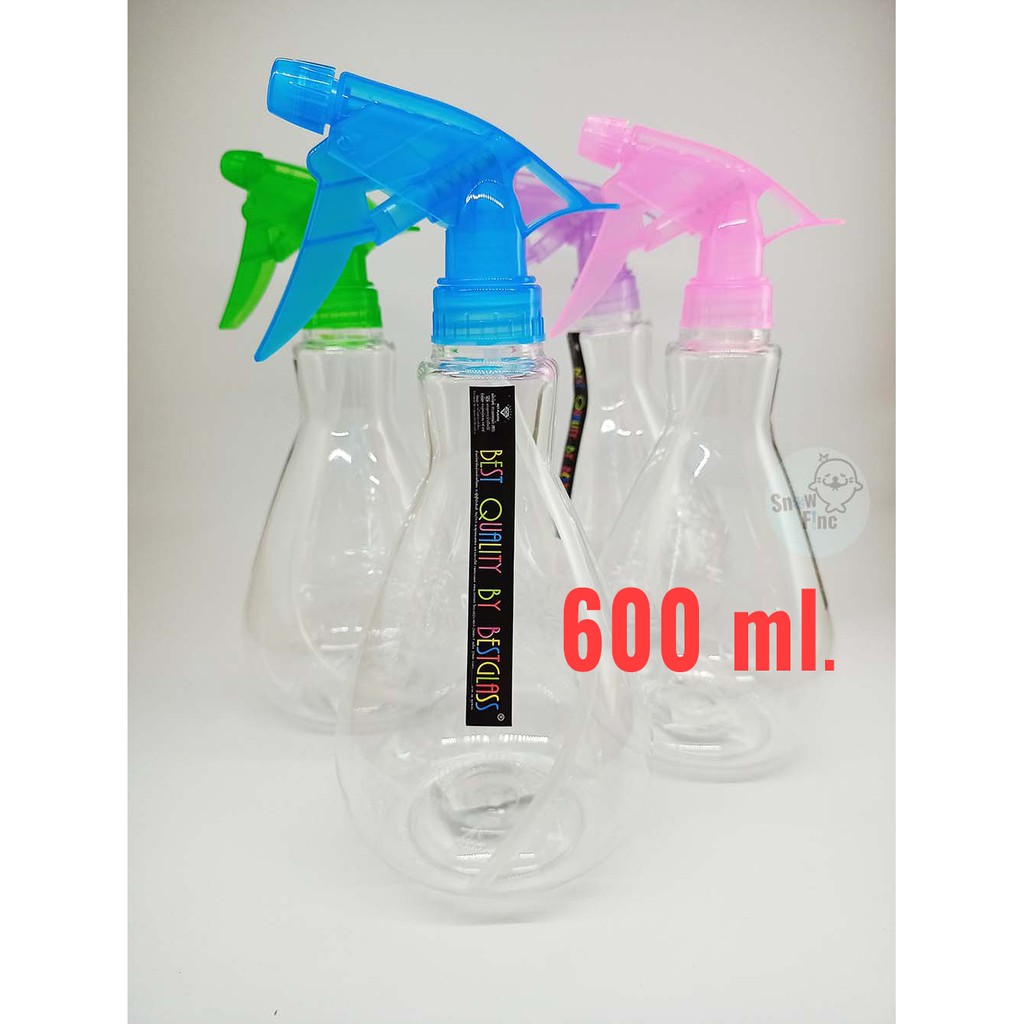 คละแบบ กระบอกฉีดน้ำ foggy ฟ๊อกกี้ ขวดสเปรย์ พ่นน้ำ ขวดใส 600 ml. made in Thailand