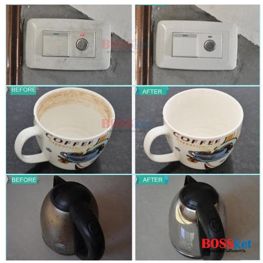 ฟองน้ำมหัศจรรย์ ฟองน้ำนาโน เช็ดคราบ ฟองน้ำเมลามีน MAGIC SPONGE ฟองน้ำทำความสะอาด ฟองน้ำขาว ขจัดคราบหนัก คราบฝังแน่น