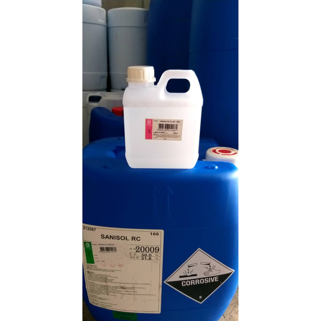 SANISOL RC BKC 50%สารฆ่าเชื้อโรค 1 ลิตร ยี่ห้อฮงฮวด