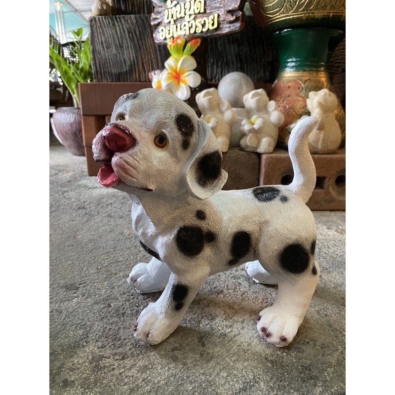 หมาเรซิน หมาตกแต่งสวน ตุ๊กตาแต่งสวน ตุ๊กตาแต่งบ้าน