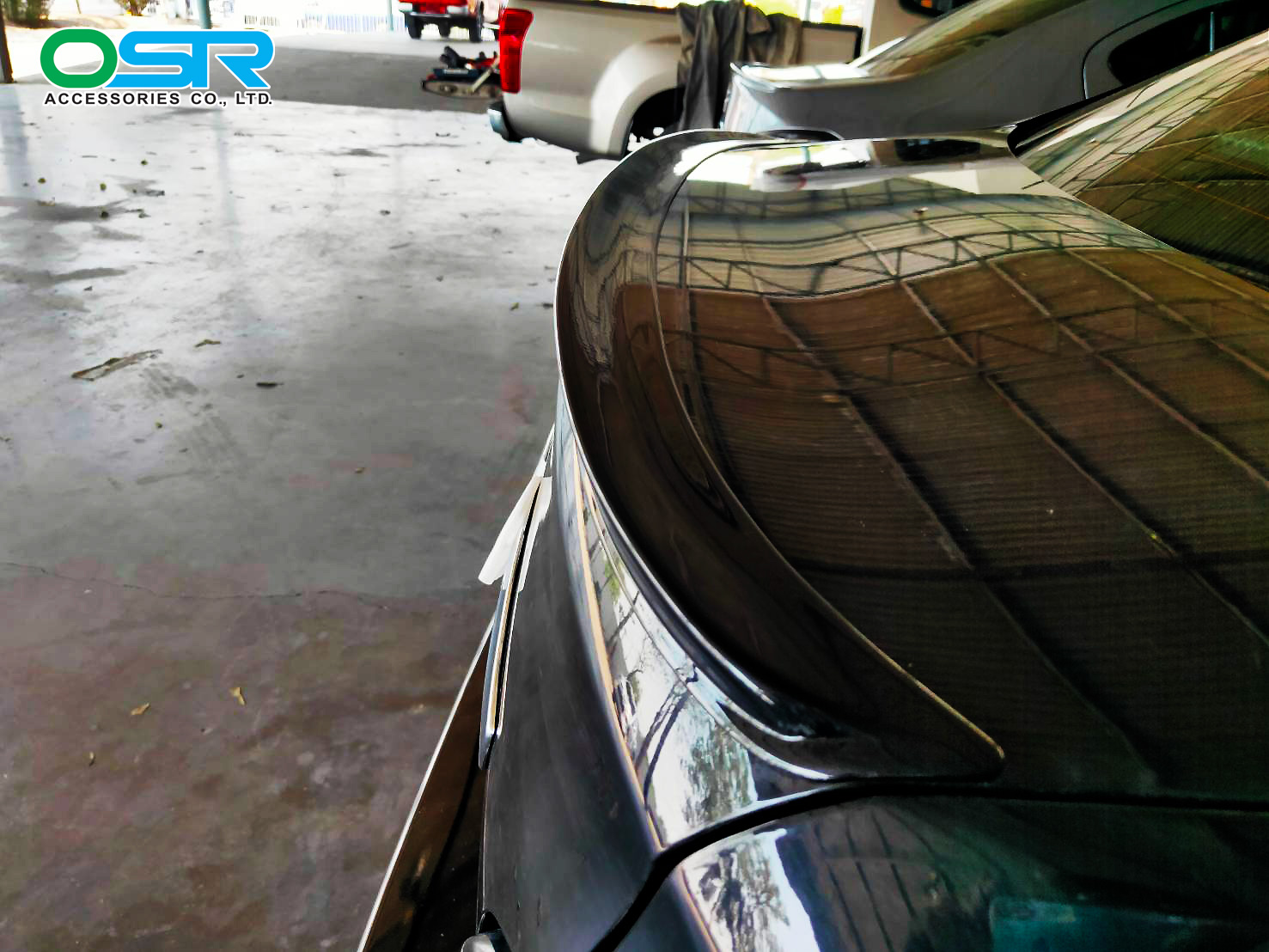 ชุดแต่งรถ สเกิร์ต-สปอยเลอร์ New Mitsubishi Attrage 2020 ทรง SR-Limited By OSR