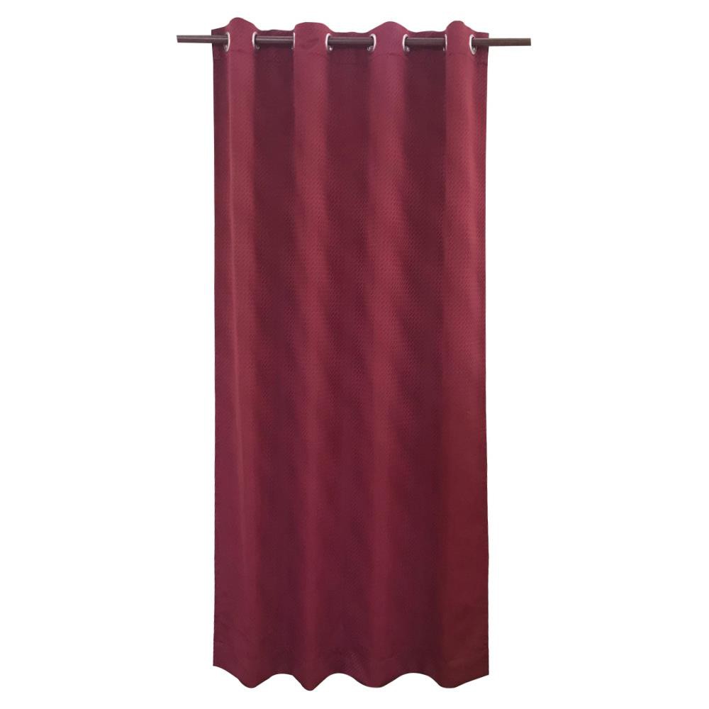 ผ้าม่าน EYELET CHILD FREEDOM STYLE DAZZ UV 145X220 ซม. สีแดง ผ้าม่านประตู CURTAIN ผ้าม่านและมู่ลี่