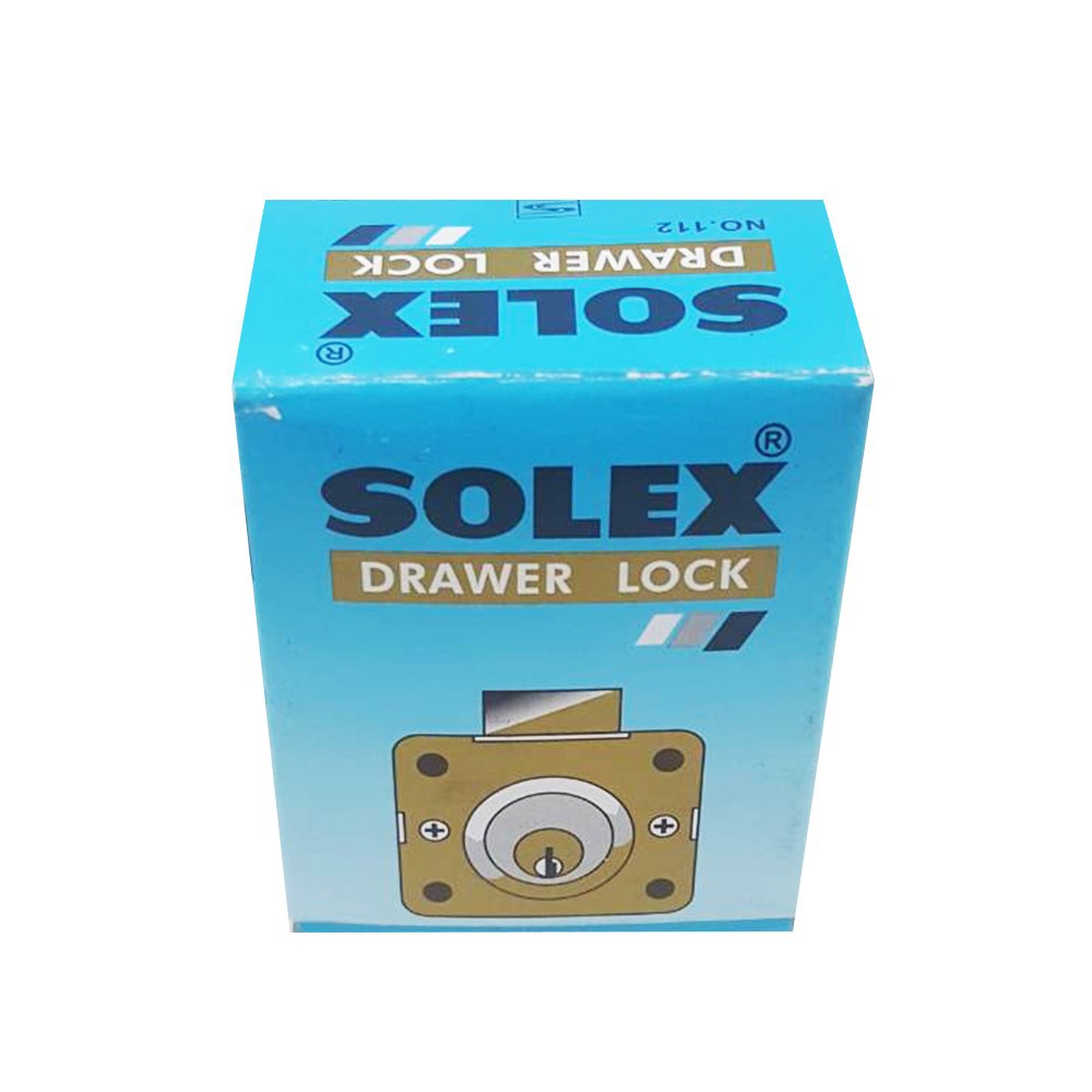 อะไหล่ เฟอร์นิเจอร์ กุญแจล็อคลิ้นชัก SOLEX DW 1.5 นิ้ว B SOLEX DW1.5"B DRAWER LOCK