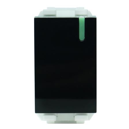 สวิตช์ทางเดียว CT ELECTRIC CWS-111 สีดำ ผลิตจากโพลีคาร์โบเนตคุณภาพสูง ไม่ละลาย ไม่บิด ไม่งอ ไม่เบี้ยว