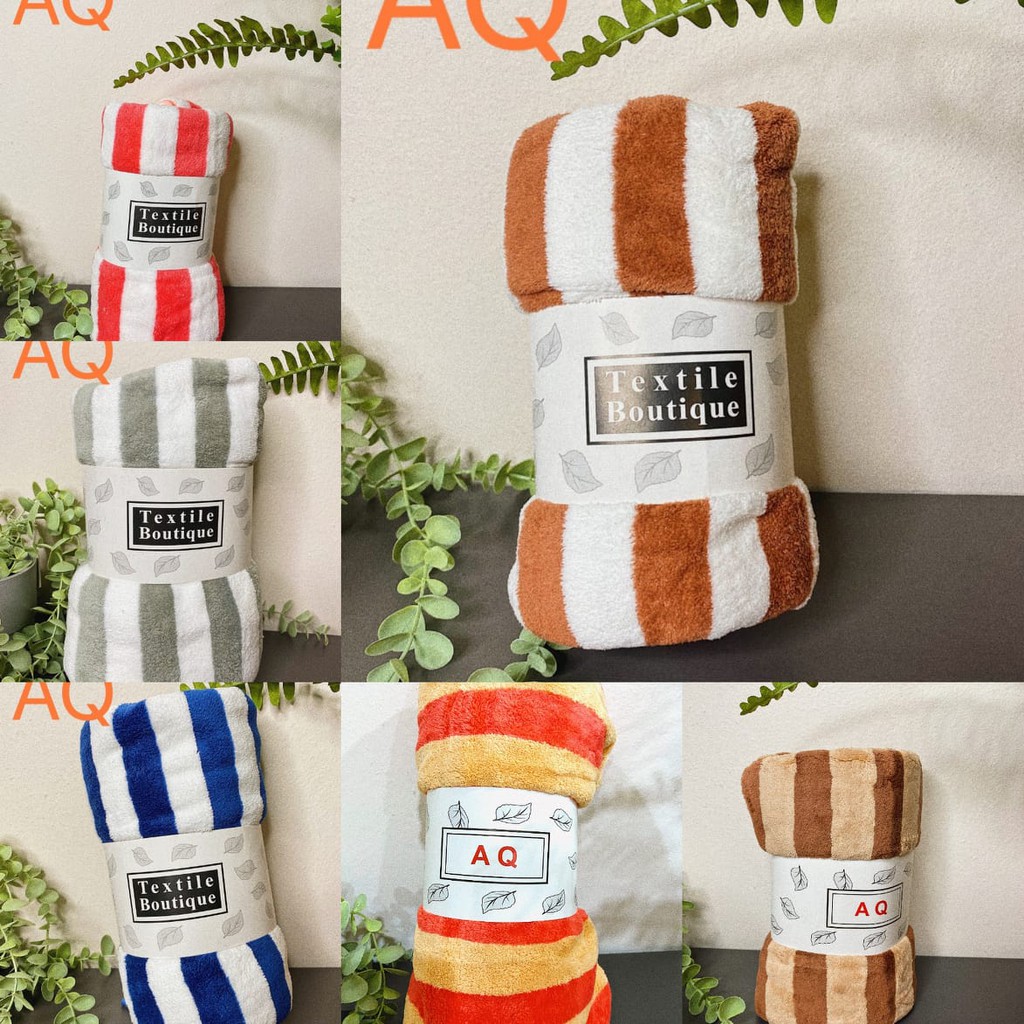 AQ ผ้าขนหนู ผ้าเช็ดตัวขนเป็ด ขนาด 70x140 ซึบซับน้ำได้ดี ไม่เป็นขุย เป็นขนติดตัว มีให้เลือกหลายสีหลายลาย