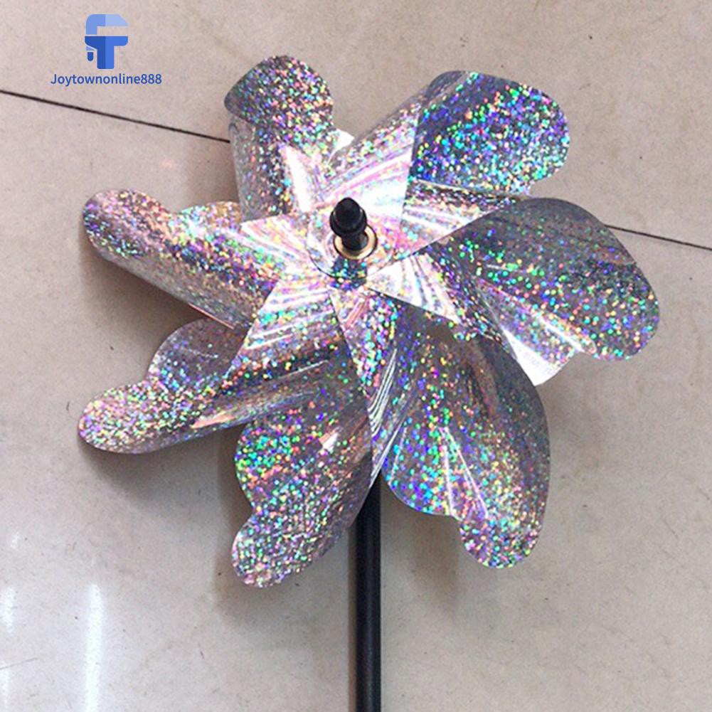 Joeღอุปกรณ์ไล่นก Pinwheels สําหรับตกแต่งสวน