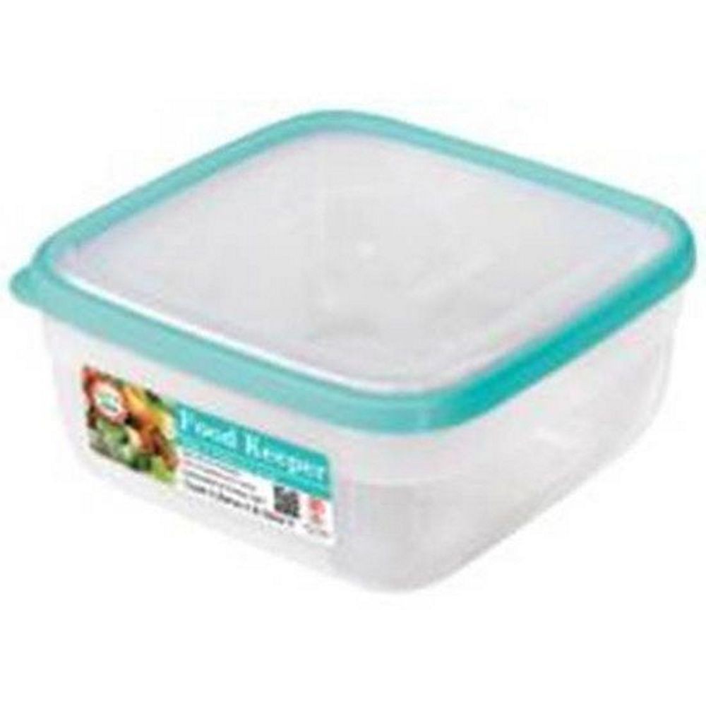 กล่องอาหารเหลี่ยม FOOD KEEPER N1437 2.5 ลิตร FOOD CONTAINER PP SQUARE 2.5L FOOD KEEPER