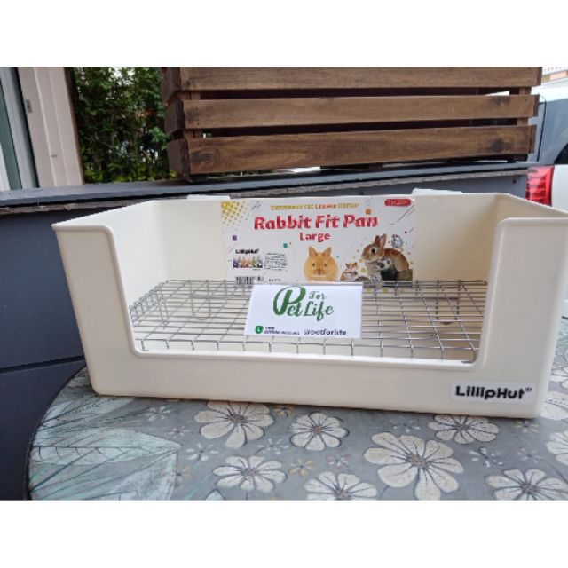 LillipHut Accessories Rabbit toilet box ห้องน้ำ กระต่าย สีเหลี่ยม มี2ขนาด(ขนาดใหญ่) , (ขนาดเล็ก)