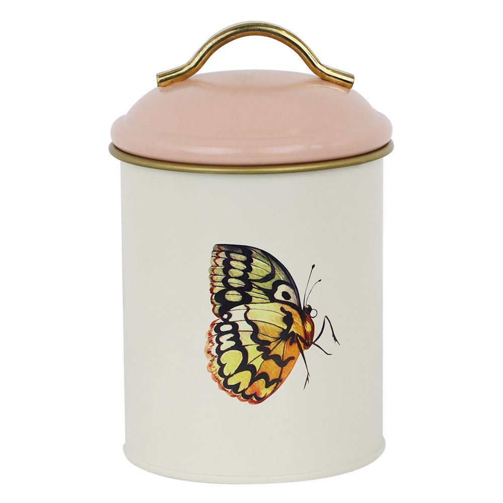 ขวดโหลกลมฝาดึง BUTTERFLY 1.55 ลิตร คละสี CANISTER BUTTERFLY 1.55L MIX