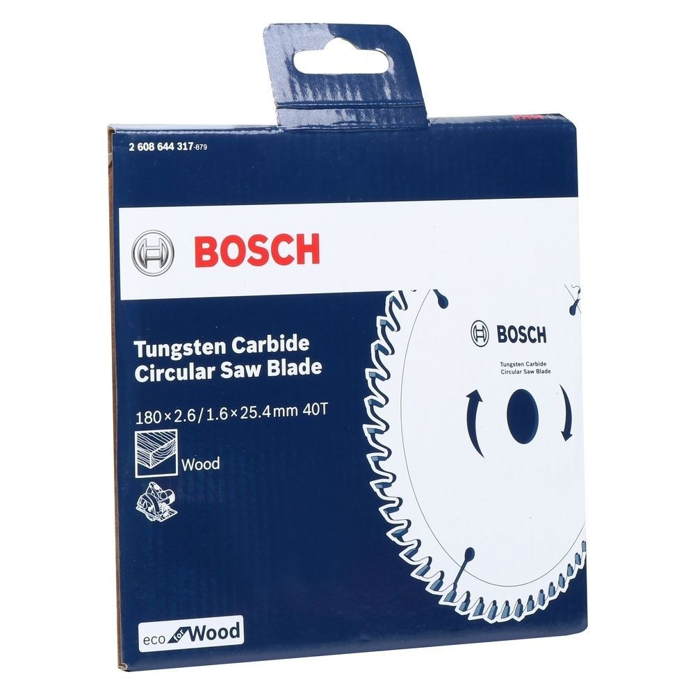 ใบเลื่อยวงเดือน BOSCH ECO 7 นิ้ว 40T เครื่องมือเลื่อยและอุปกรณ์ CIRCULAR SAW BLADE BOSCH ECO 7" 40T