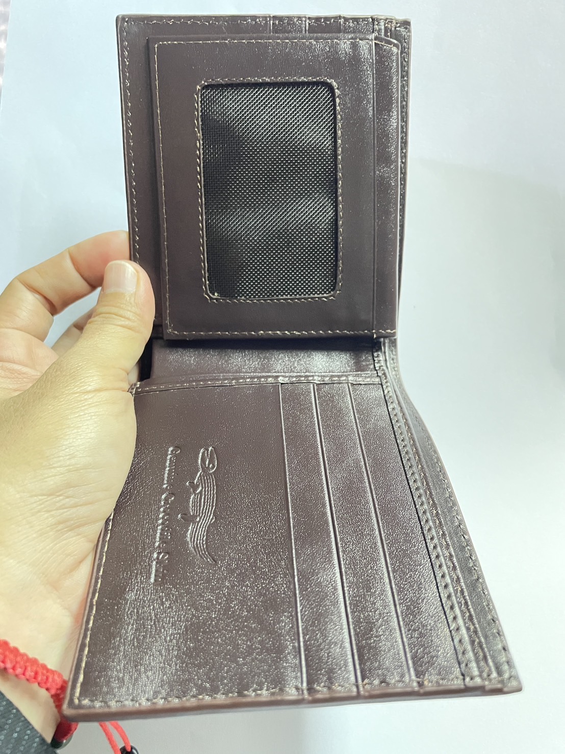 กระเป๋าหนังจระเข้แท้ หนังท้อง