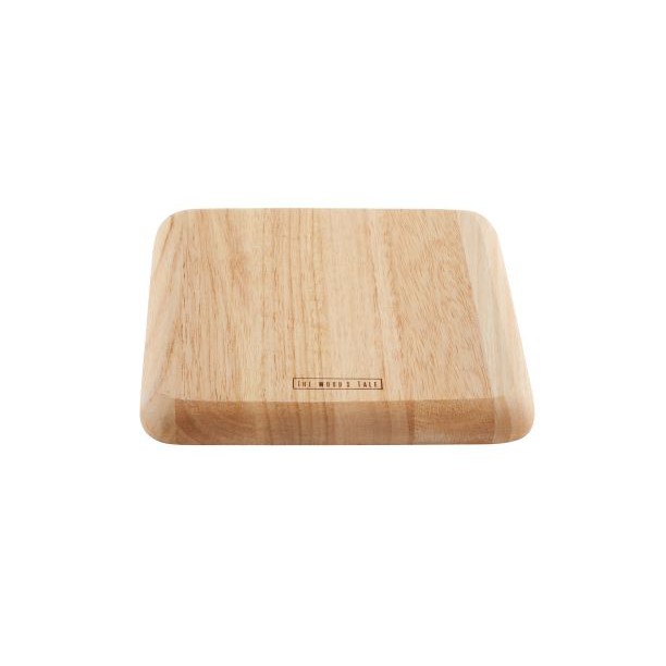 The Wood's Tale จานไม้ ถาดไม้ ทรงสี่เหลี่ยมจตุรัส SQUARE PLATE จากไม้แท้ธรรมชาติ มีสีอ่อนและสีเข้ม มี 2 ไซส์