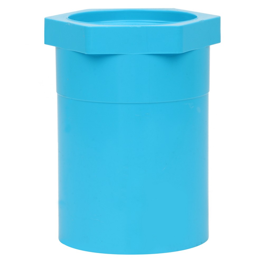 ท่อประปา ข้อต่อ ท่อน้ำ ท่อPVC ข้อต่อตรงเกลียวใน-หนา SCG 1 1/2" สีฟ้า FPT STRAIGHT PVC SOCKET SCG 1 1/2" LIGHT BLUE