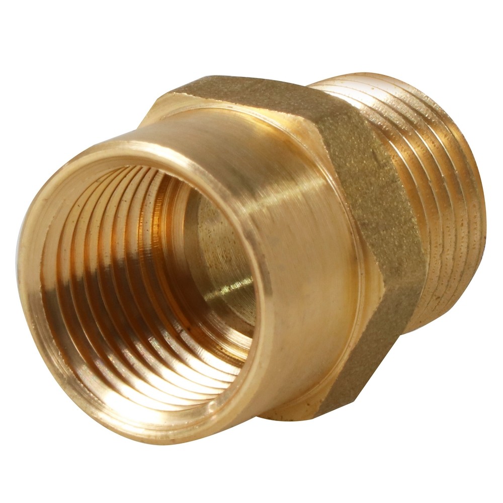 ท่อประปา ข้อต่อ ท่อน้ำ ท่อPVC ข้อต่อตรงทองเหลือง MF CITY 1/2นิ้ว STRAIGHT BRASS SOCKET MF CITY 1/2"