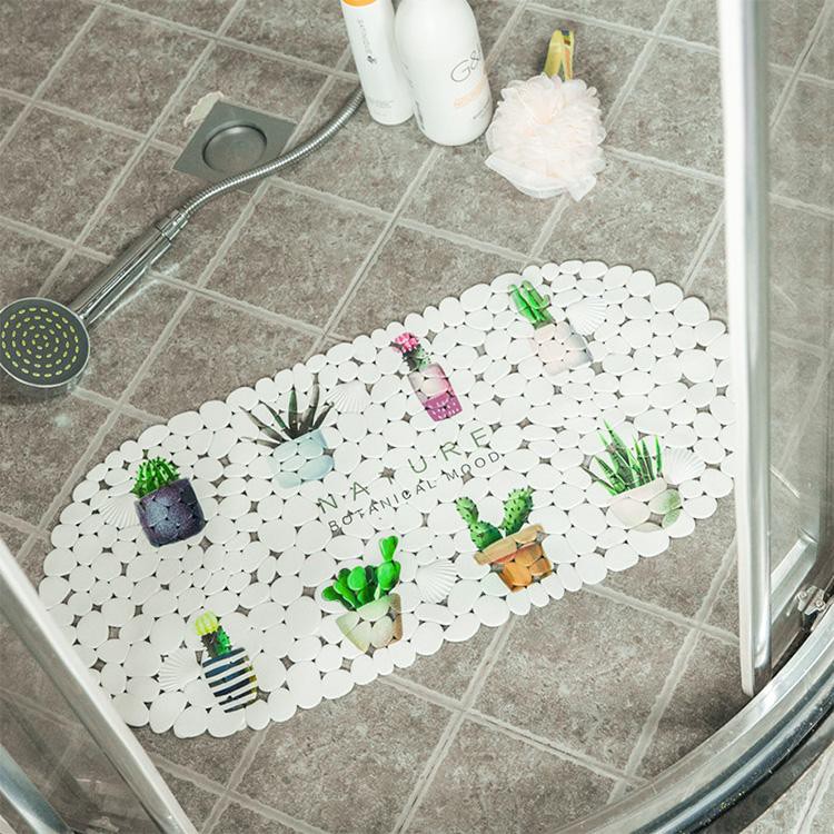ยางกันลื่น PVC เสื่อดูดอาบน้ำ ห้องน้ำ แผ่นกันลื่นในห้องน้ำ พรมห้องน้ำ Decor