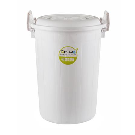 ถังน้ำพร้อมฝา PLIM 20.8 แกลลอน (79 ลิตร) สีขาว ผลิตจากพลาสติกคุณภาพดี