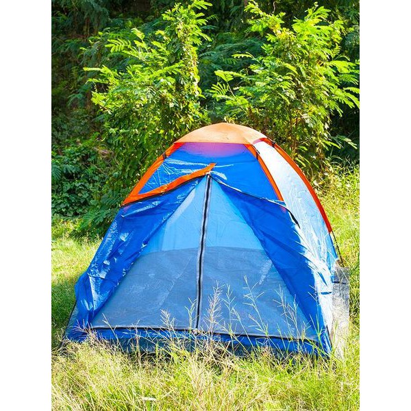 !!สินค้าขายดี!! เซ็ตเต้นท์สนามพร้อมถุงนอนปิคนิค เต้นท์ เต้นท์เดินป่า เต้นท์สนามขนาดสำหรับ 1-2 คน Tent with Sleeping Bag Set