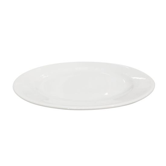 ROYAL PORCELAIN จานตื้น รุ่น WWP0922 ขนาด 21 ซม. สีขาว เหมาะสำหรับใช้งานทั้งในบ้านและร้านอาหาร