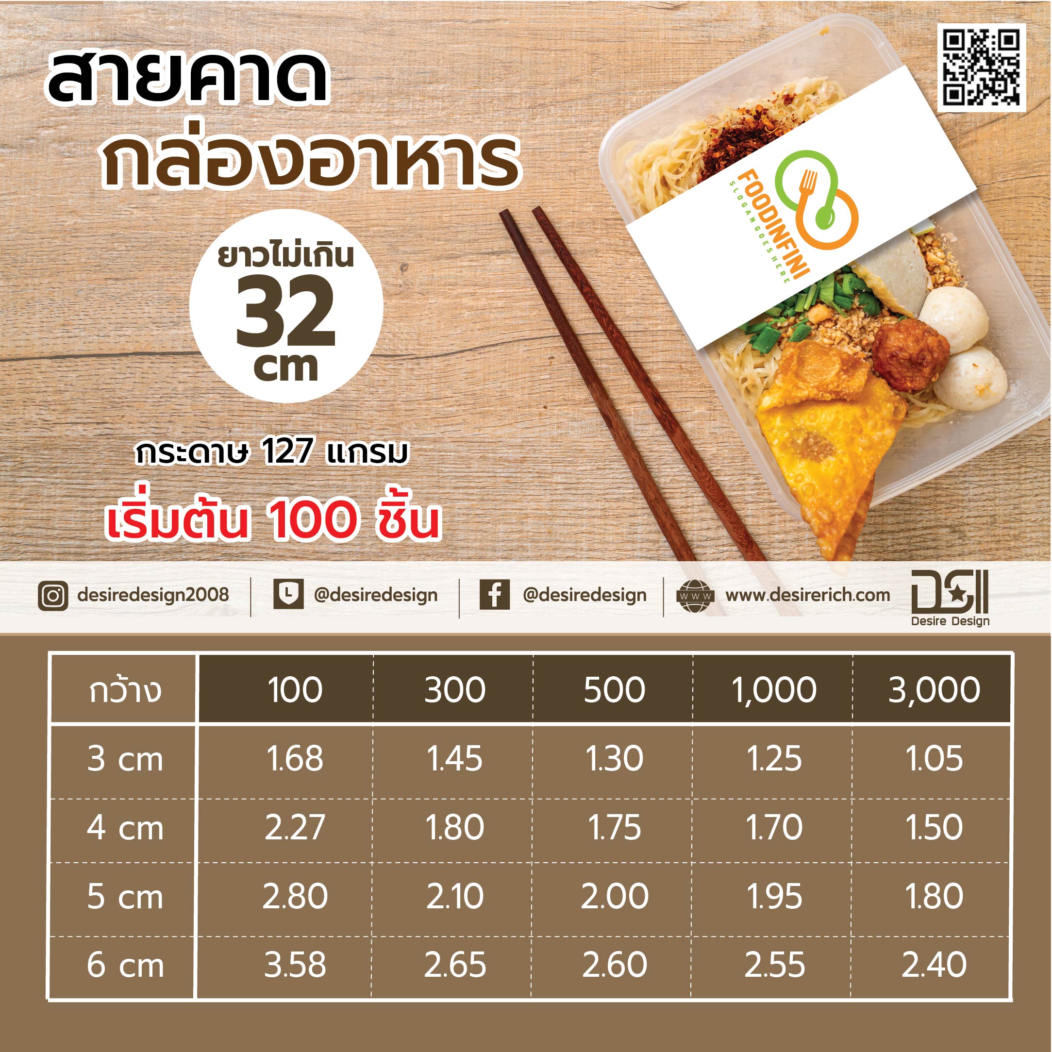 สายคาดอาหาร ยาวไม่เกิน 32 cm.