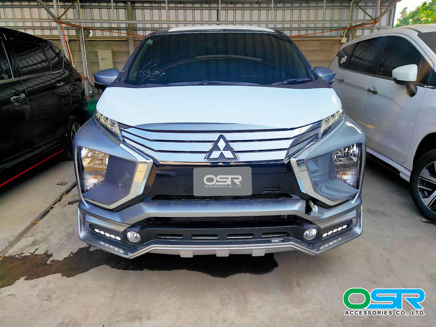 ชุดแต่งรถ-สเกิร์ต-อุปกรณ์แต่งรถ Mitsubishi Xpander ทรง IDEO By OSR