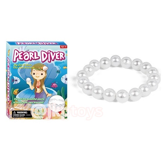 ของเล่นเสริมพัฒนการ ชุดขุดไข่มุกมาร้อยเป็นสร้อย dig for pearl