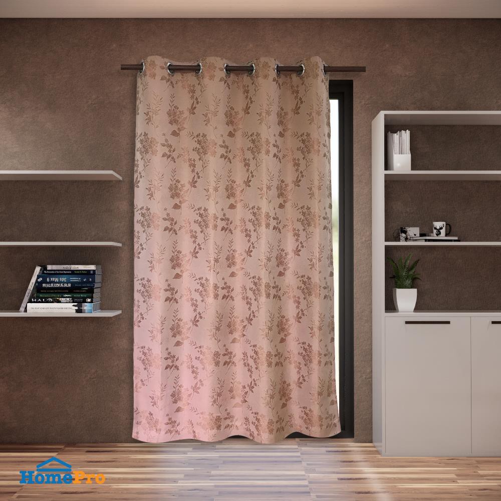 ผ้าม่าน EYELET CHILD FREEDOM STYLE DARLEY UV 145X220 ซม.สีส้ม ผ้าม่านประตู CURTAIN ผ้าม่านและมู่ลี่